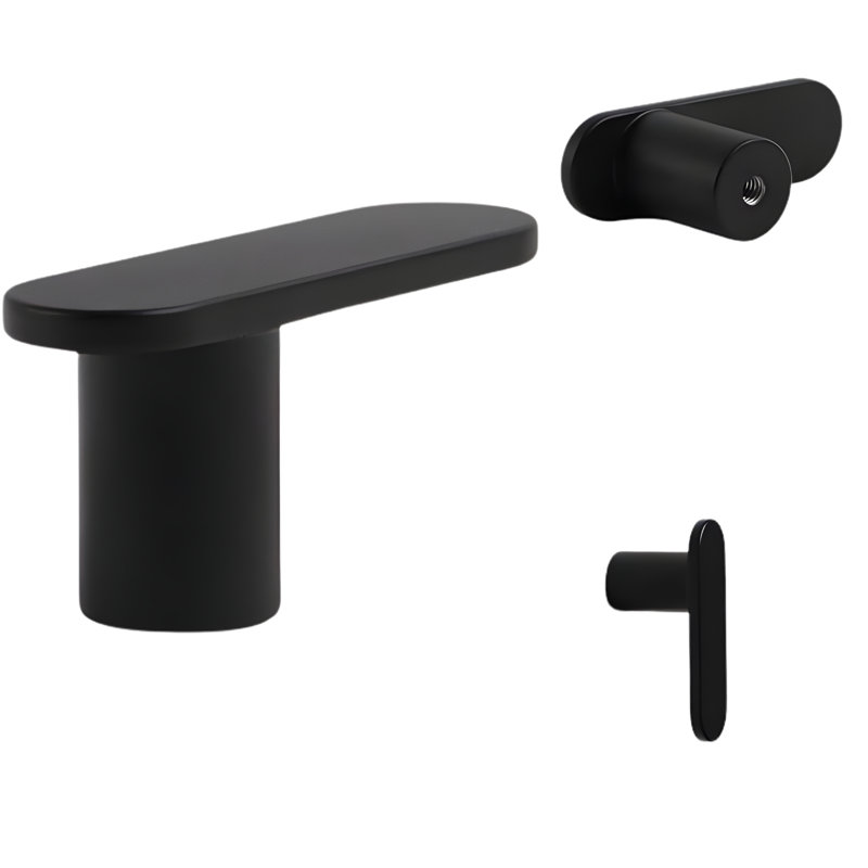 2" Bar Knob, Charcoal (Black), 1"