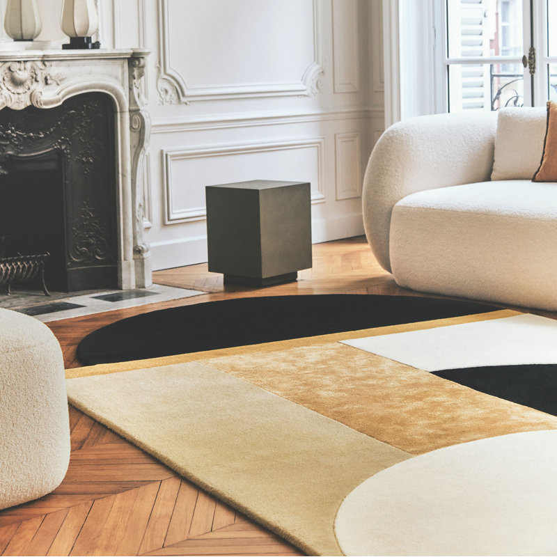 Bijoux Hand Tufted Area Rug, Novelty 5'5" x 9'1"