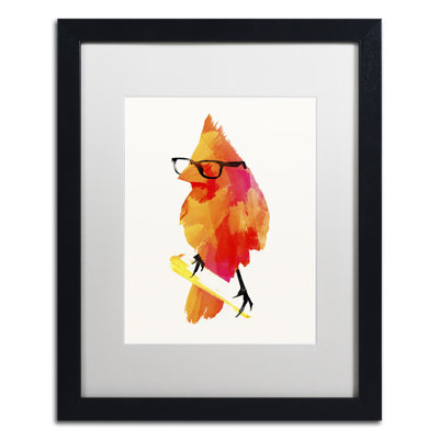 « punk birdy », impression sur toile encadrée