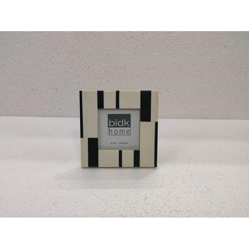 Blue Harmony Collection Bone Picture Frame, 4" x 4"