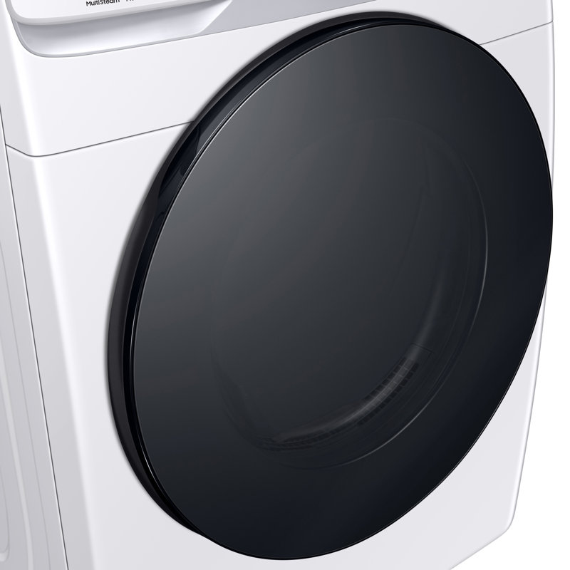 Samsung 7.5 cu. ft. Smart Dryer with Steam Sanitize+, White, Gas