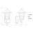 Bil Steel Wall Light-82820537