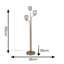 Amelie 155cm Plated Traditional Floor Lamp-2092700419