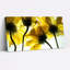 Ensemble de 1 tableau sur toile représentant une silhouette de tournesol-2079614935