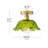 1-Light Brass Flush Mount Ceiling Light with Glass Shade, Dimmable, E26 Base, ETL Certified