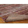 Summer Striped Area Rug in Red