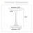 Round Mid-Century Modern Tulip Table with Thickened Top,  for Small Spaces and Multi-Use in Kitchen or Living Room.-2129240884