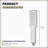 304 Stainless Steel Handheld Shower Head With Standard U.S. NPT 1/2 Thread And Anti-Clogging Silicone Nozzles-121696499