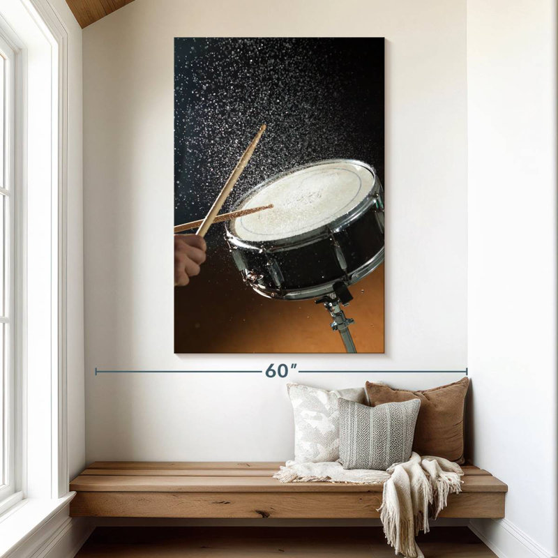 Abarca Snare Drum Water Splash, 51" H x 34" W