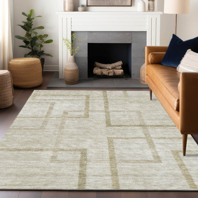 Premium Machine Washable Prisco Beige Rug