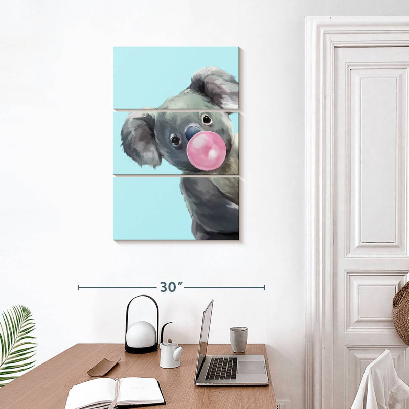 Ketti Koala Bubble Gum II, 32" H x 20" W