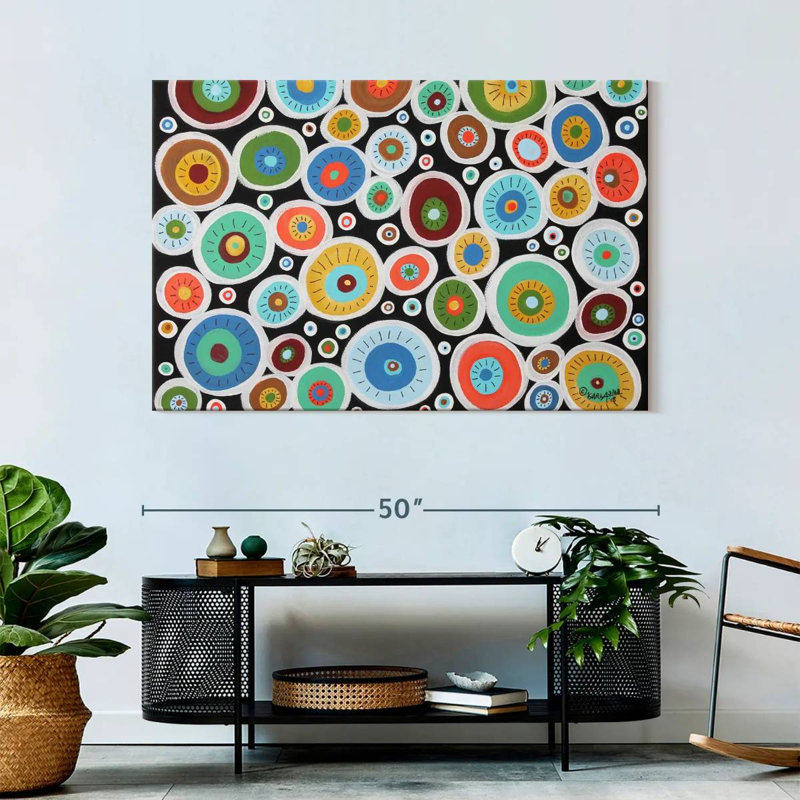 Avery Round Blooms, 32" H x 48" W