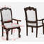 Ensemble de salle à manger rectangulaire formel 5 pièces avec rallonge extensible de 18 pouces et base à double piédestal finement sculpté, parfait pour les réunions élégantes, ensemble de table de salle à manger-1897799571