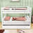 Full Over Full Wood Bunk Bed With Twin Trundle, Ladder And Guardrails-398305661