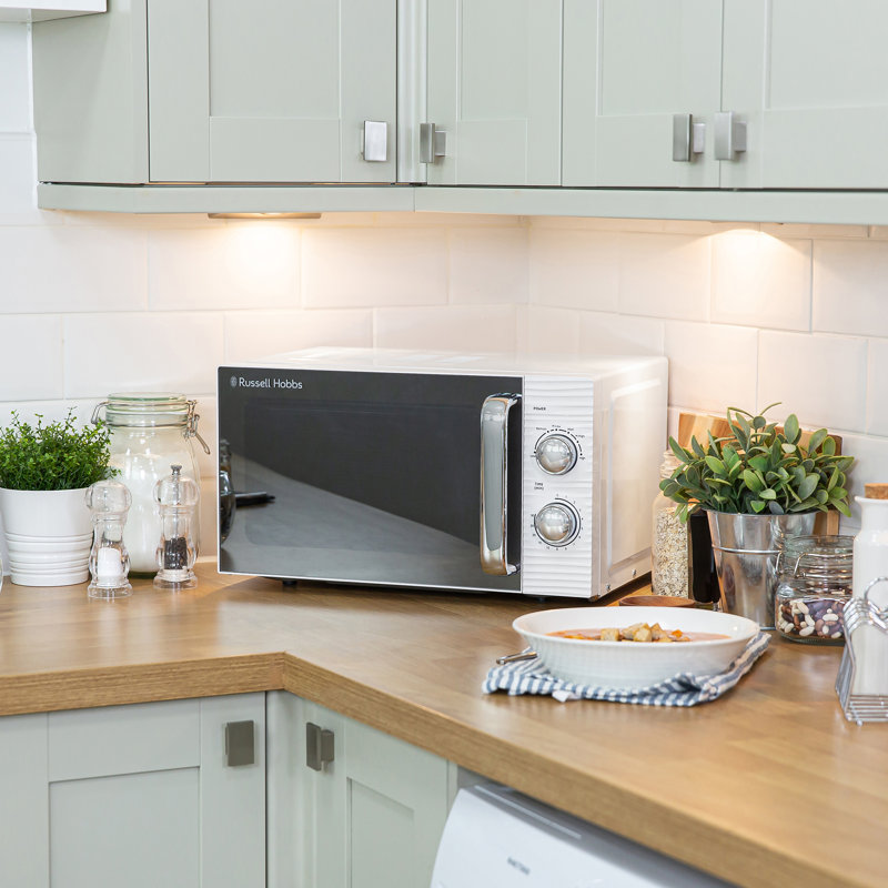 Russell Hobbs Inspire 17 Litre Manual Microwave, White