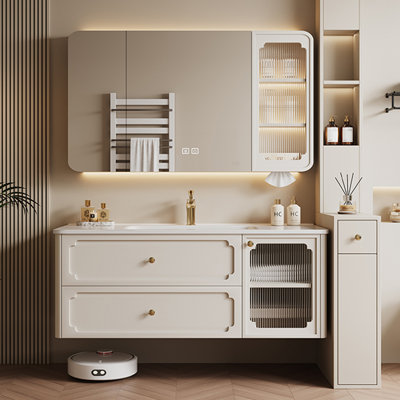 Armoire de salle de bain simple de style français Vanitie