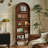Half-Circle Solid Wood Full Length Mirrors