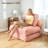 2-Pack Corduroy Convertible Sofa Bed - Foldable Lazy Couch With Cushion For Living Room-116988435