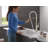 Renaldi Touchless Pro Style Commercial Kitchen Faucet with Touch Technology Polished Nickel-118828320