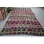 Vintage Turkish Black Kilim Rug Offers a Bohemian Touch with Handmade Patterns and Details