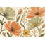 Papier peint fleurs terracotta-169842692-169842702