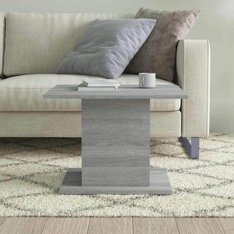 Coffee Table 55.5x55.5x40 cm Engineered Wood, Grey Sonoma