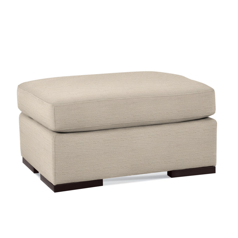 Memphis Ottoman, Java, Brown Geometric, 0456-33