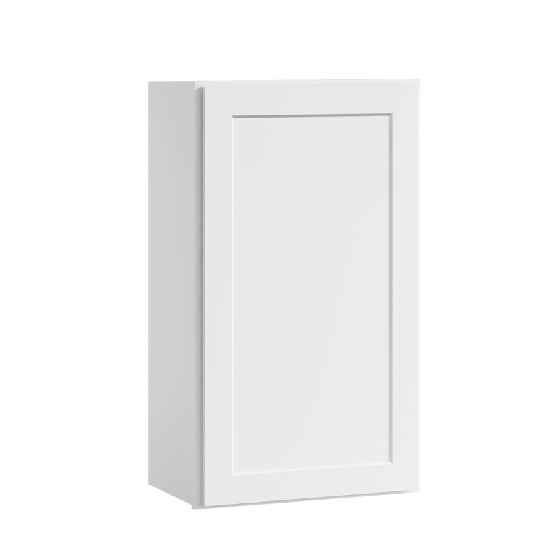 Armoire murale standard blanche Shaker de l 21 po x P 12 po x H 30 po Homeibro Cozy Design, Blanc shaker