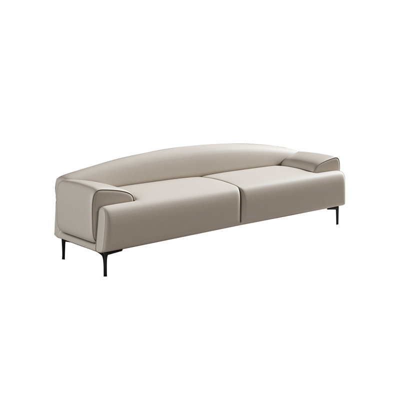 Minhchau Upholstered Benches in Faux Leather, 21.65" H x 70.86" W x 19.68" D, Cream