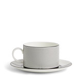 Vera Wang Luxe Graphite 7.9floz Teacup & Saucer