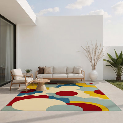 Tapis intérieur et extérieur Bubble Zest