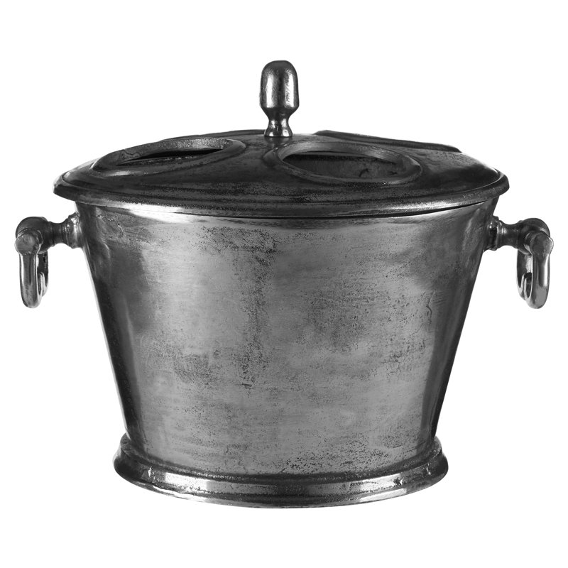Coots Wine Cooler, Antique Silver
