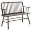 Banc en bois massif Sireen