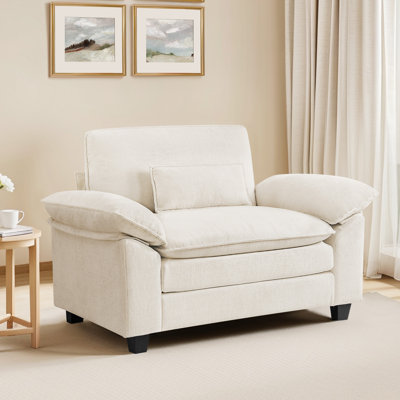 Upholstered Extra Wide Accent Chair