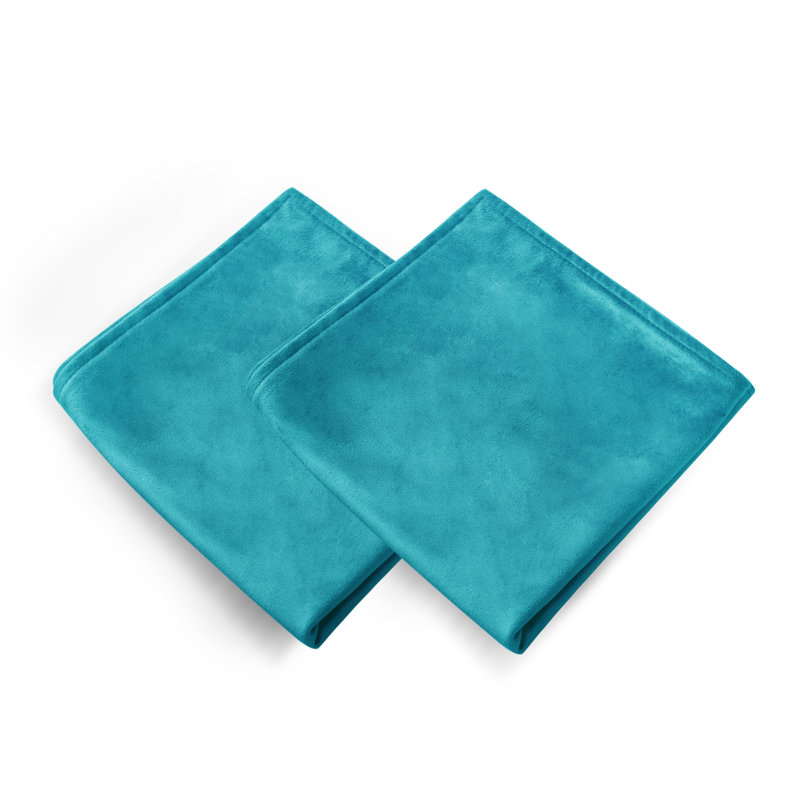 Fritch Square Cushion Cover, 55cm H x 55cm W x 1cm D, Turquoise