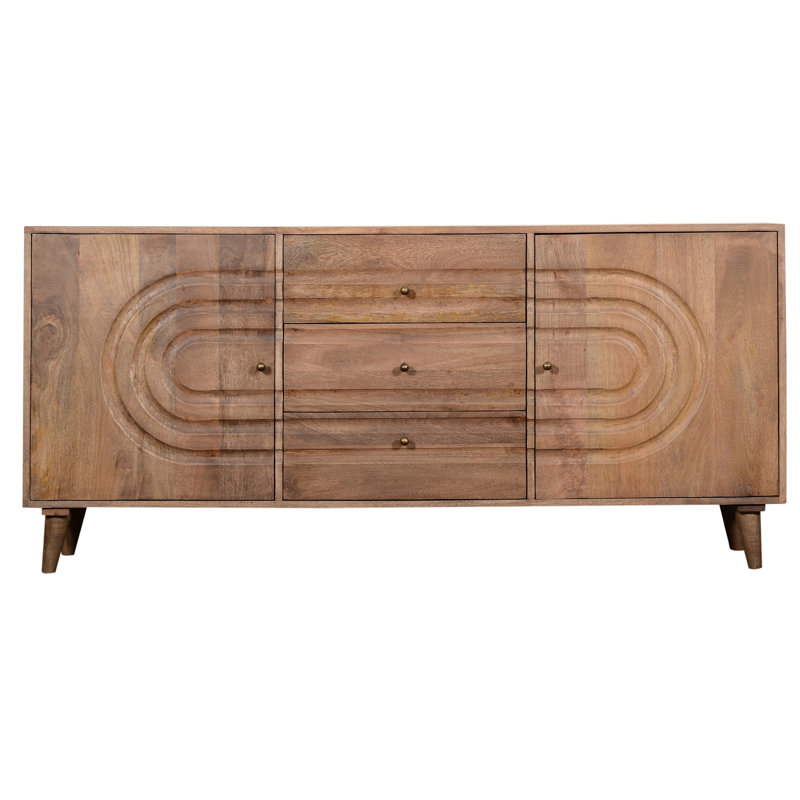 Breannia 70'' Solid Wood Sideboard