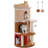 43" Cat Tree Cat Tower For Indoor Large Cats, Cat Bed House With 3 Large Condos And Sisal Scratching Posts For Kittens-233294304