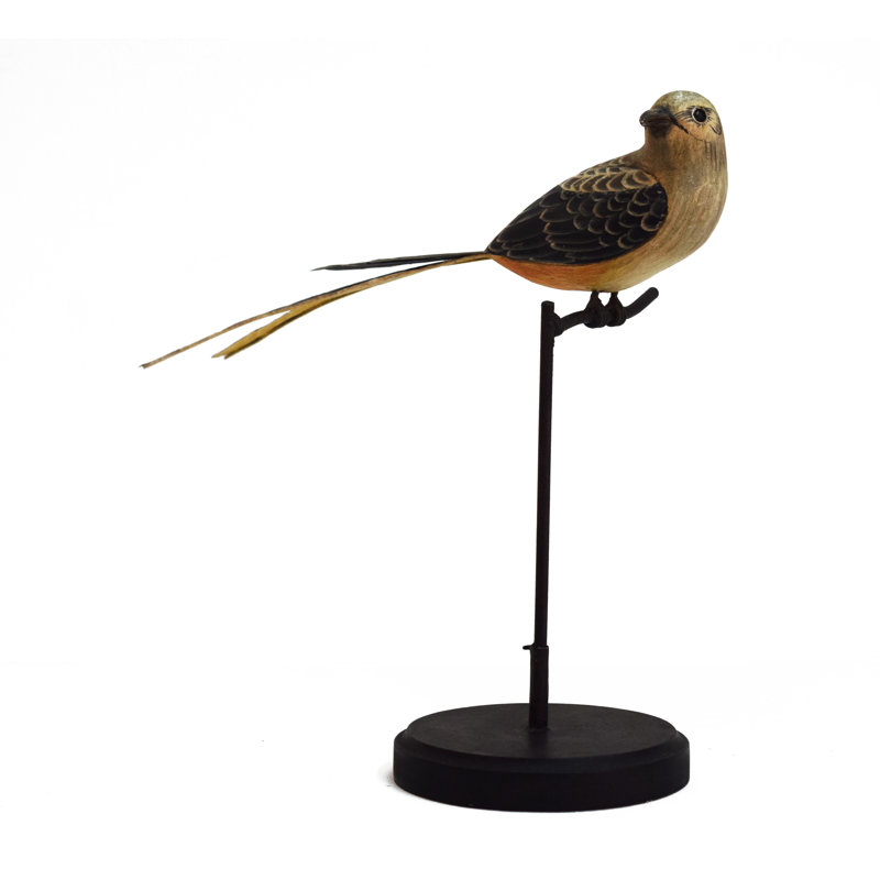 Figurine flycatcher à queue de ciseaux