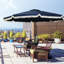 Parasol de patio de 9 pi avec bouton-poussoir inclinable et manivelle Outsunny
