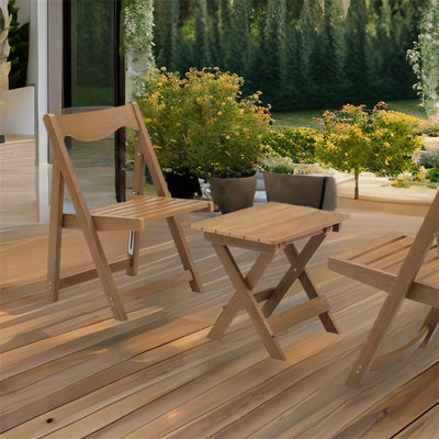 2 - Person Patio Dining Set with Rectangular Table