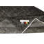 Tapis turc en laine fabriqué à la main 5,3 x 8,7 pi de style turc rétro pour un intérieur contemporain