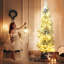 Arbre de noël artificiel argenté 6 pi