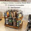 Freestanding Spice Rack with Adjustable Racks