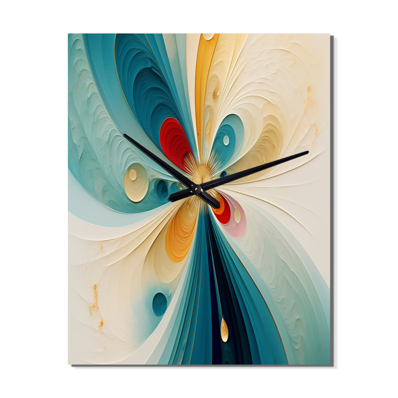 Horloge murale géométrique géométrique, H 40 po x l 30 po x P 1 po