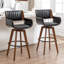 Tabourets pivotants rembourrés en similicuir Modern-1436177524-1436177515