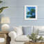 «Cerulean Sky & Palms», reproduction encadrée sous verre, conception de Dan Meneely-1536464843-1536464842