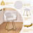 Akron Velvet Vanity Chair, Modern Makeup Chair, Upholstered Accent Armchair with Back Armrest Home Office Desk Chair For Living Room, Makeup Room, Bedroom