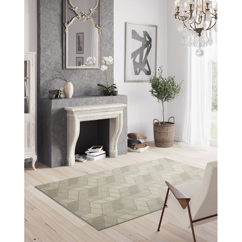 Max Geometric Area Rug, Rectangle 160 x 230cm