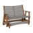 Light Gray Top/Antique Mahogany Base