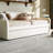 Bethie Twin Upholstery Pull-out Trundle Daybed with USB charging, Flat or Erected Use-516176480